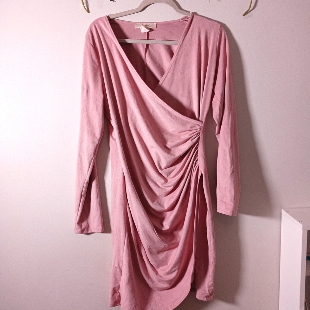 Bonded Ruched Dress